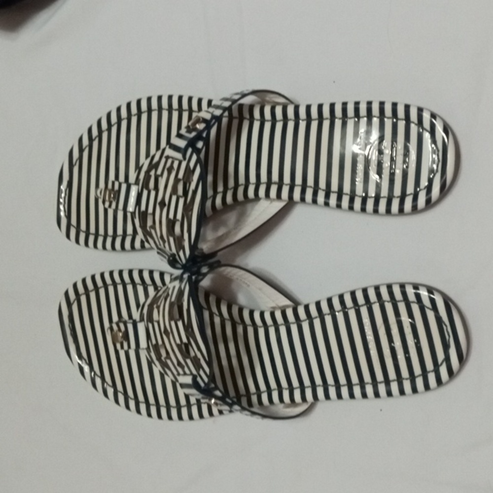 Nautical Tory Burch Miller Sandals - Picture 3 of 7